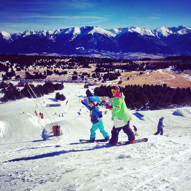 Snow park Font Romeu