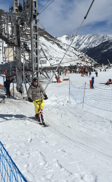 Snow scoot actividad física y bienestar