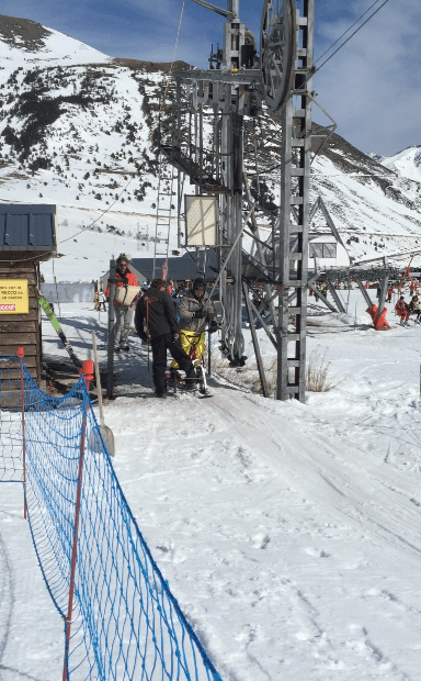 Snow scoot telearrastre actividad física y bienestar