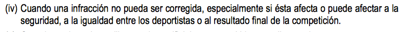 descalificación triatlón