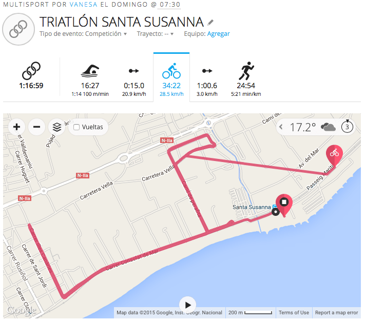 TRIATLÓN DE SANTA SUSANNA