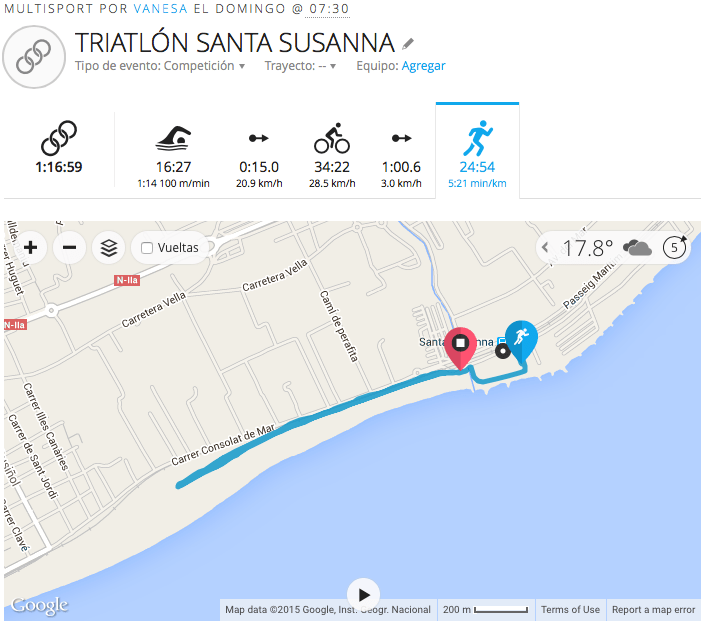 TRIATLÓ DE SANTA SUSANNA