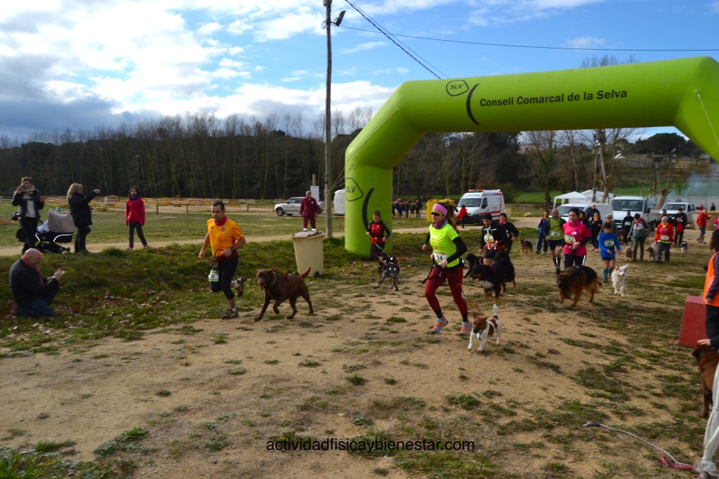3ª CLASIFICADA EN EL CANICROSS EN CALDES DE MALAVELLA 