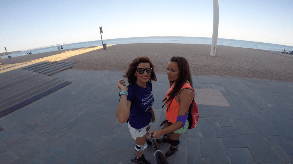 PATINAR EN EL PASEO MARÍTIMO